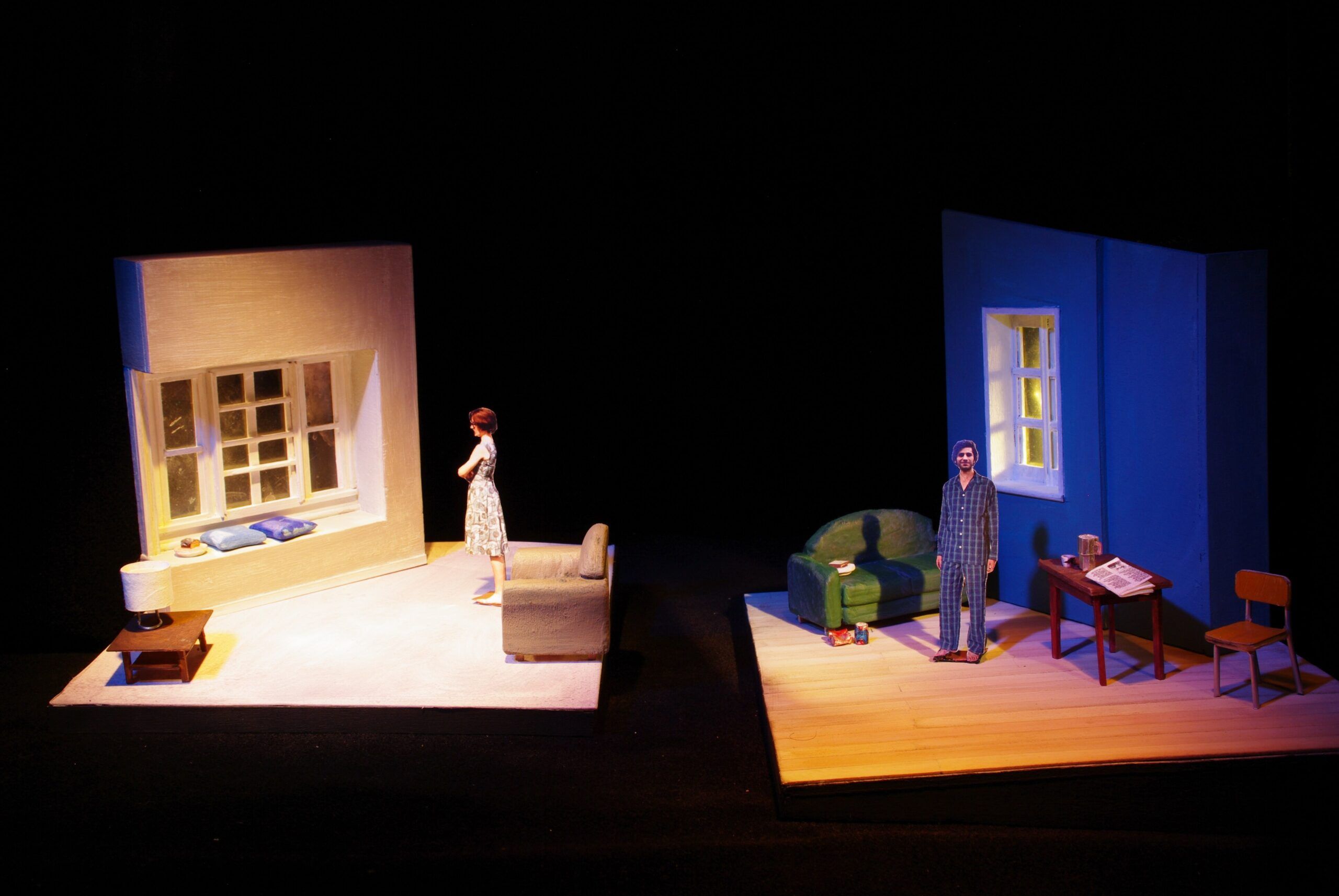 Bozzetto scena dello spettacolo Le ho mai parlato del Vento del Nord, regia di Paolo Valerio