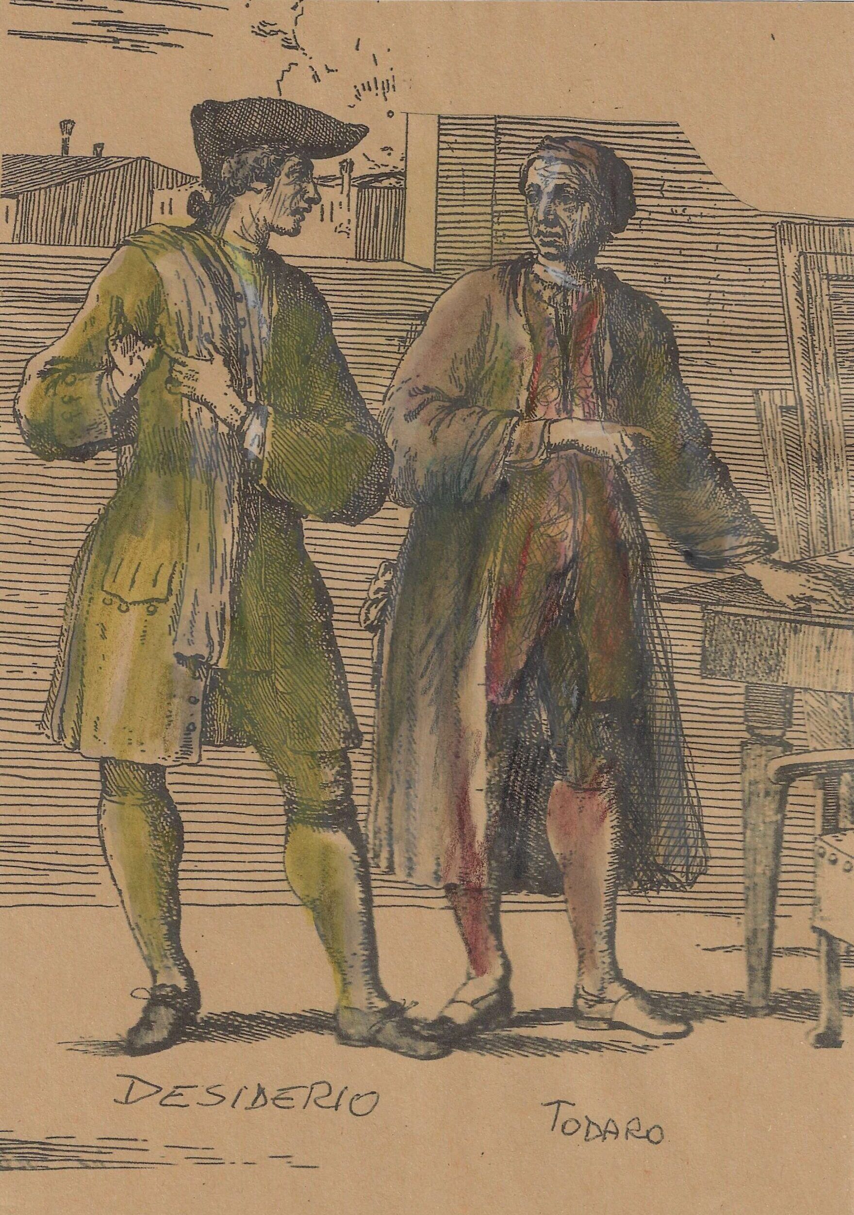 Sior Todero Brontolon - bozzetti - Paolo Valerio