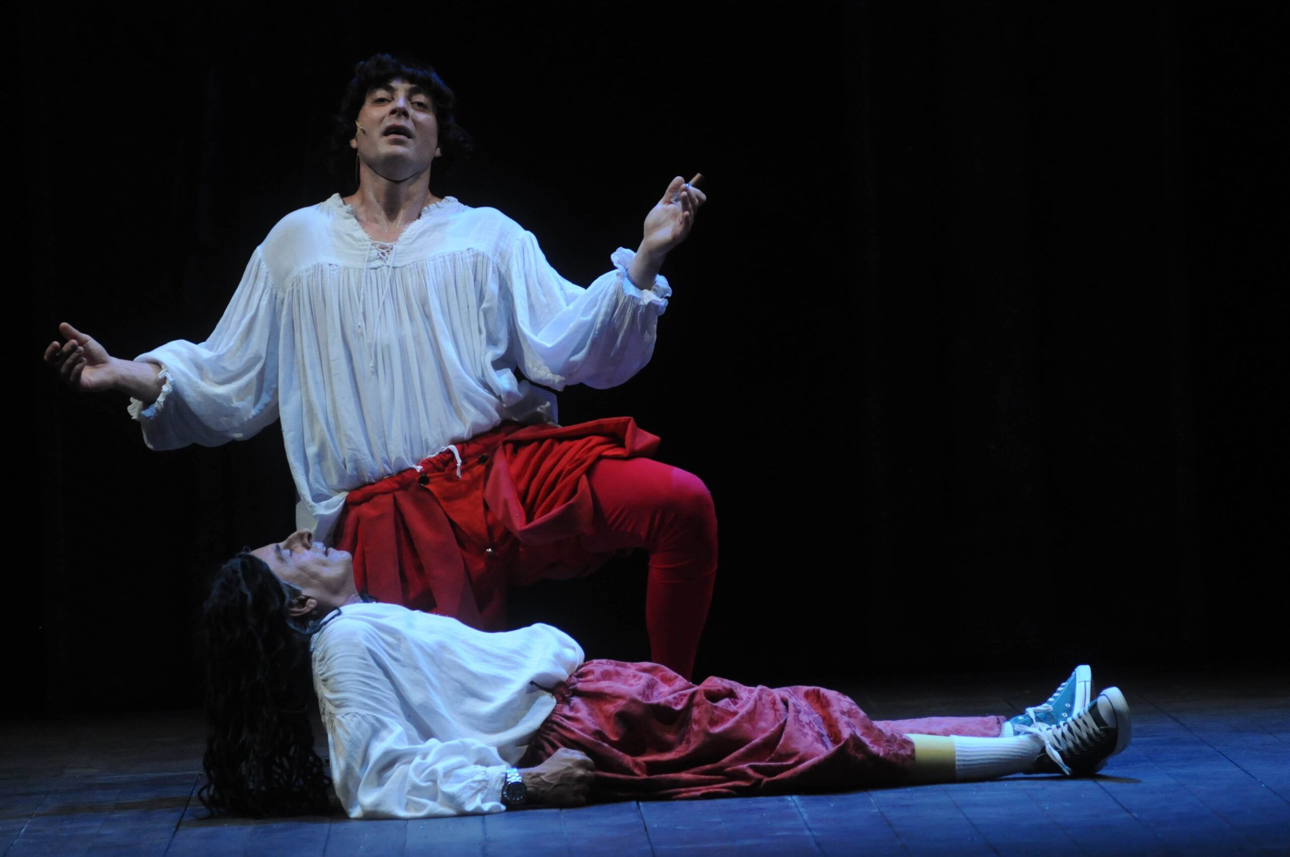 Foto di scena dello spettacolo Tutto Shakespeare in 90 minuti, regia di Paolo Valerio