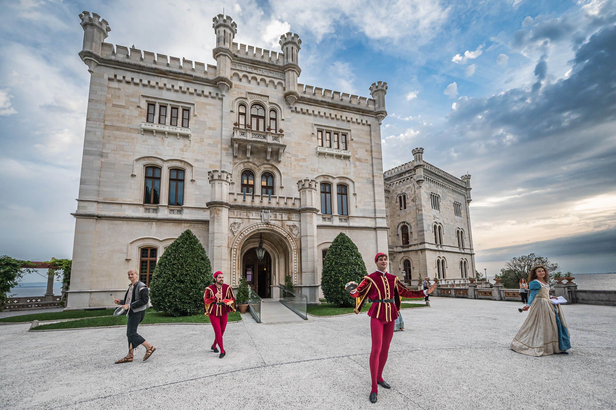 Spettacolo GreenShakespeare, Miramare, Trieste, regia di Paolo Valerio