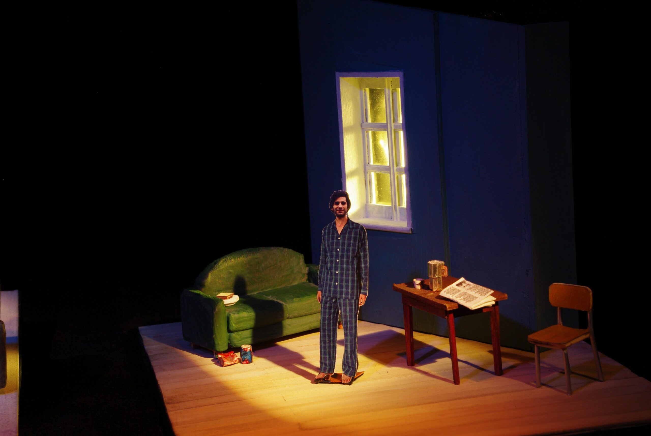 Bozzetto scena dello spettacolo Le ho mai parlato del Vento del Nord, regia di Paolo Valerio