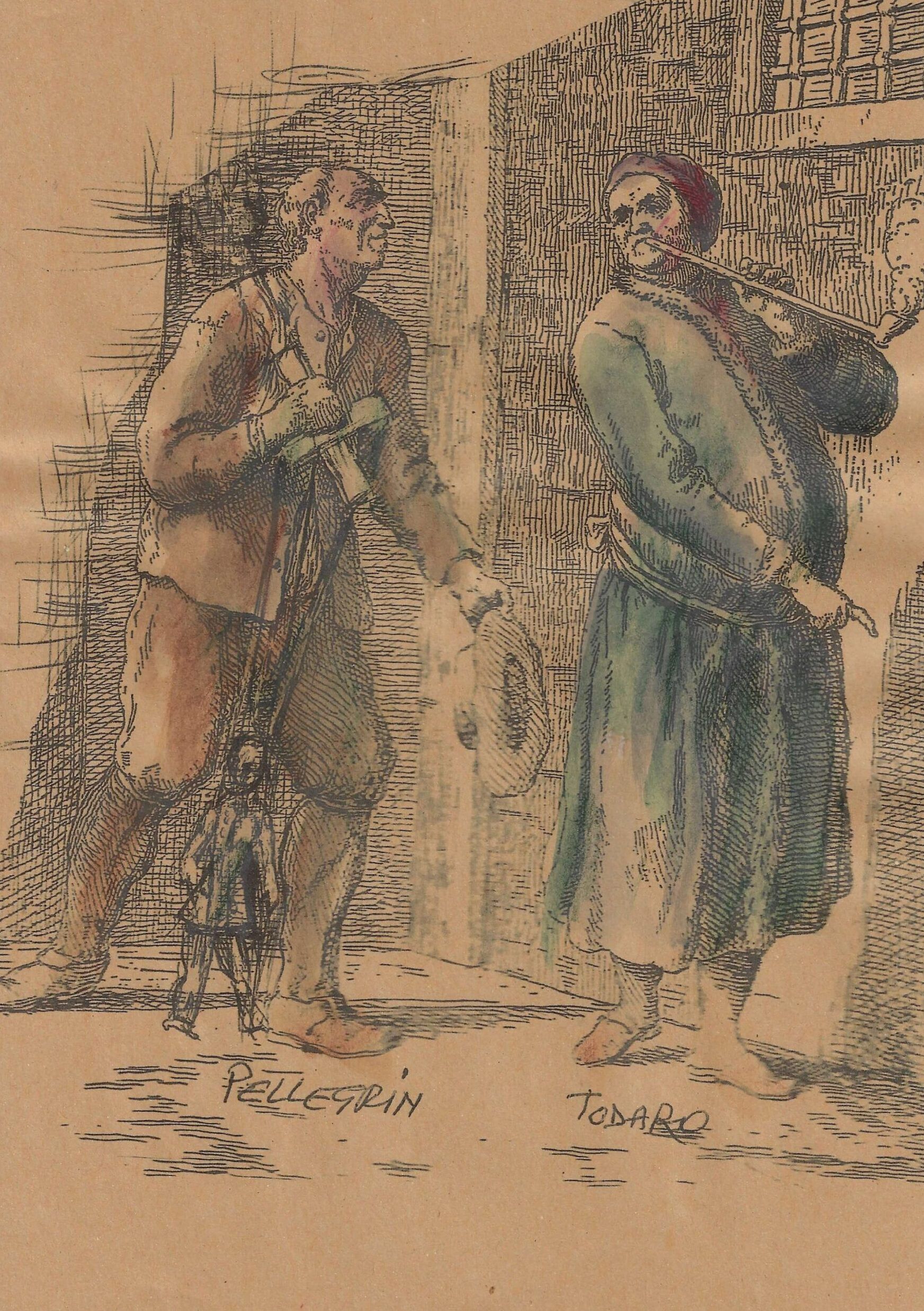 Sior Todero Brontolon - bozzetti - Paolo Valerio