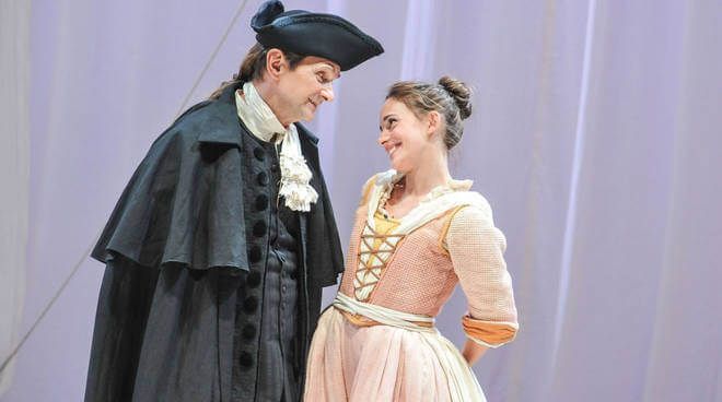 Foto di scena dello spettacolo Le baruffe chiozzotte di Carlo Goldoni, regia di Paolo Valerio