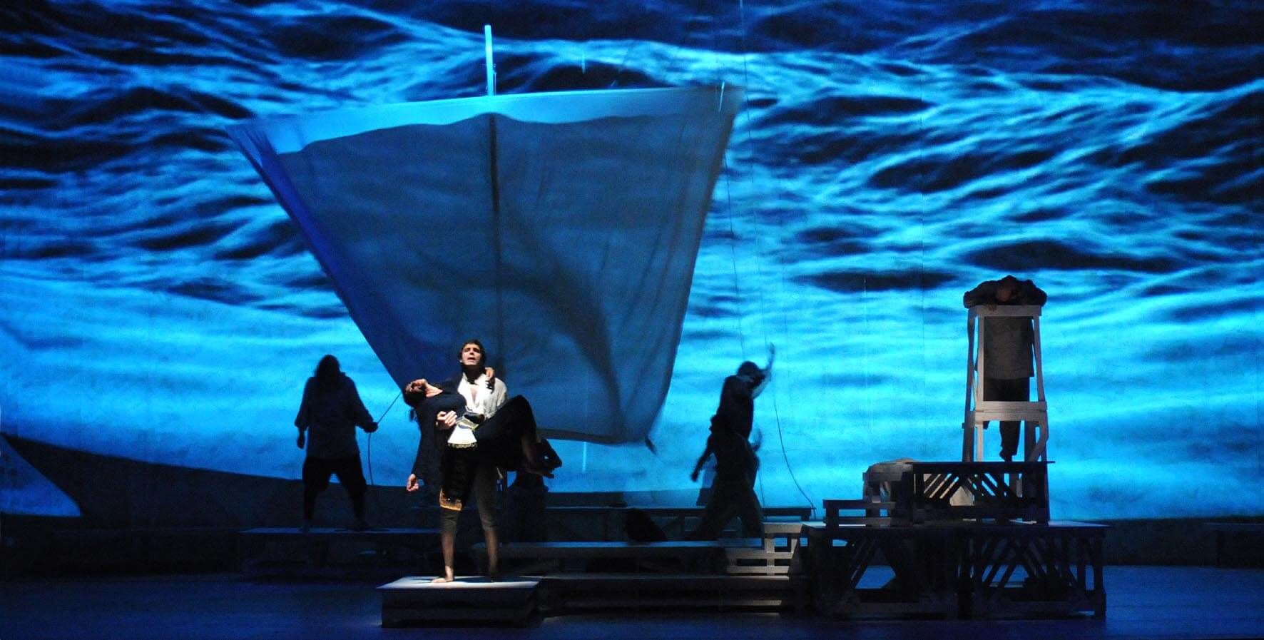 Foto di scena dello spettacolo Pericle, il principe di Tiro, di William Shakespeare. Regia di Paolo Valerio