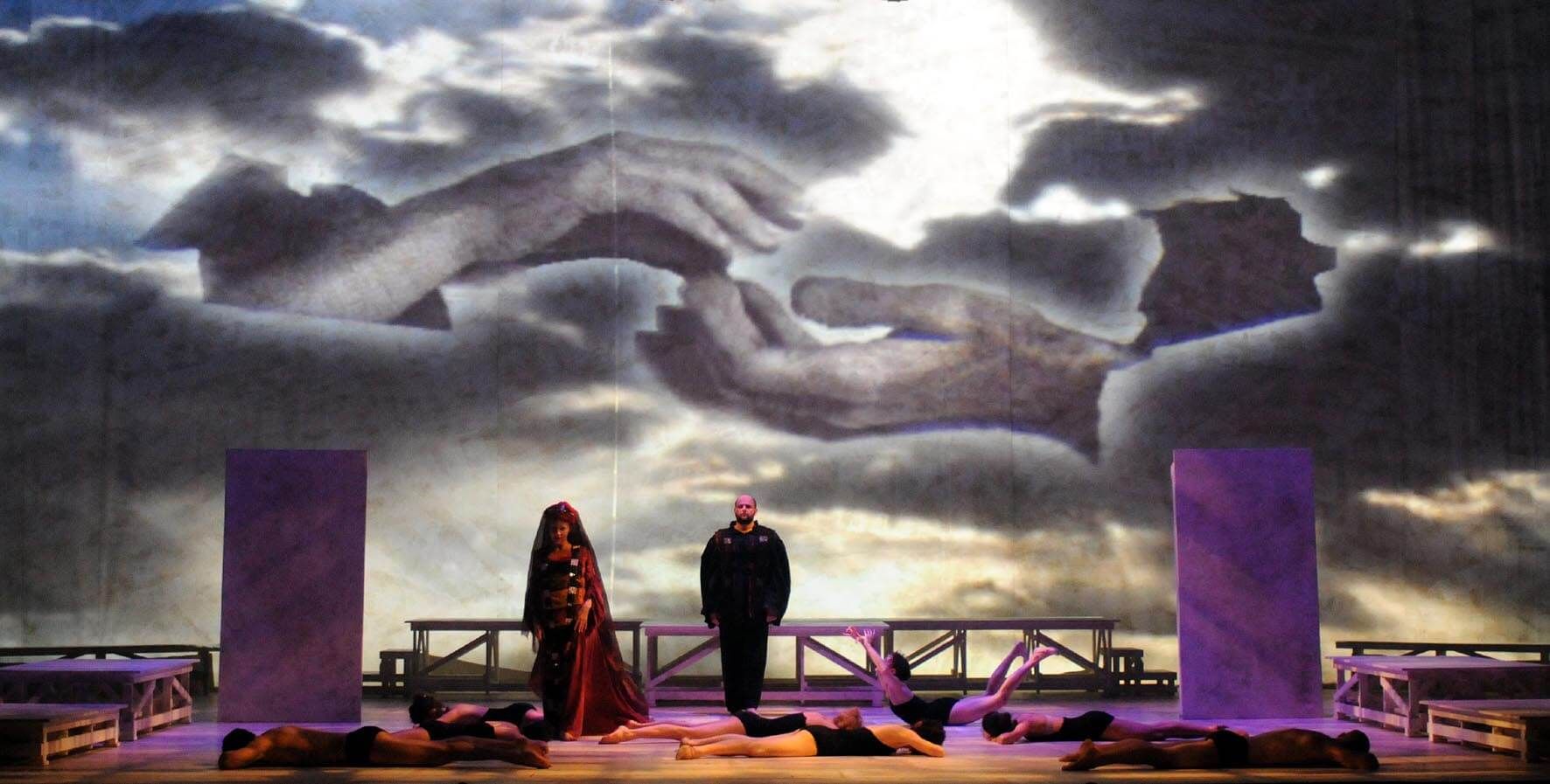 Foto di scena dello spettacolo Pericle, il principe di Tiro, di William Shakespeare. Regia di Paolo Valerio