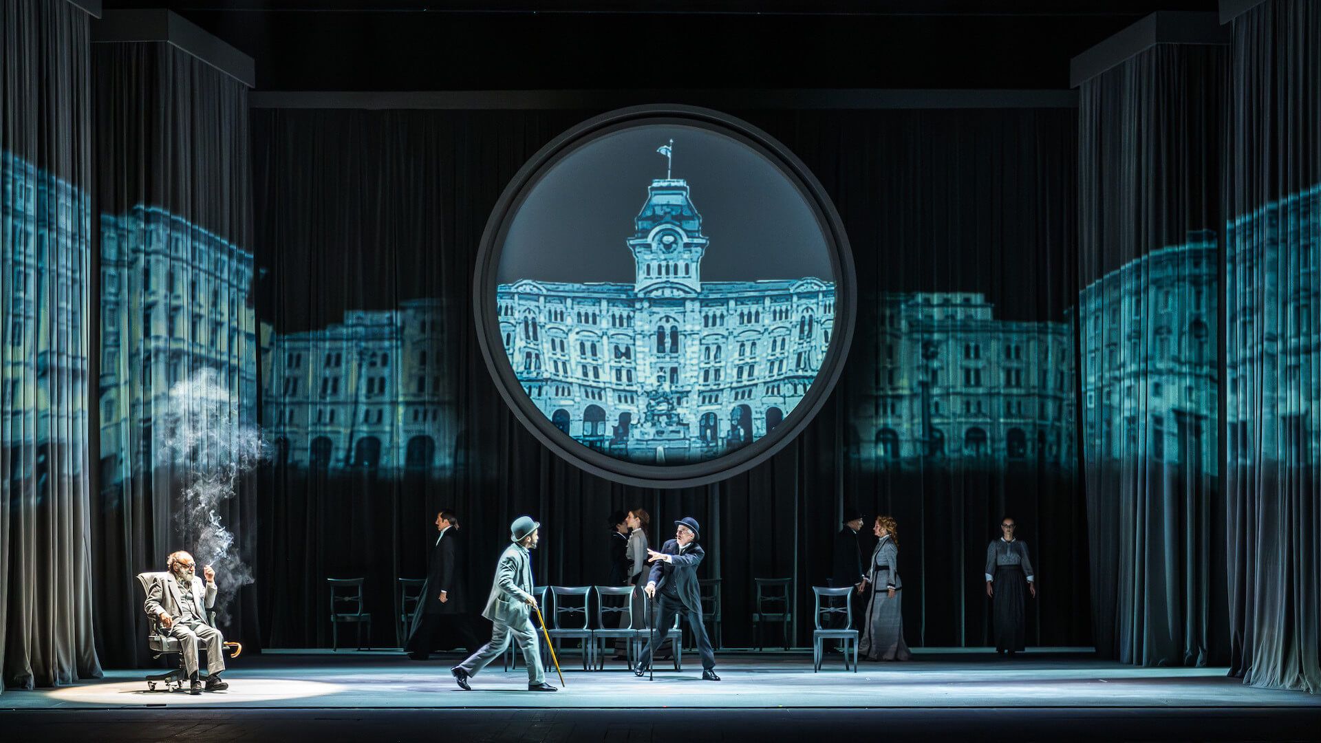 Foto di scena dello spettacolo La Coscienza di Zeno di Paolo Valerio