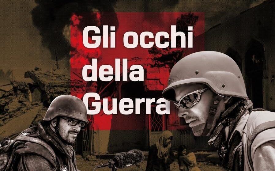 Locandina dello spettacolo Gli occhi della guerra, regia di Paolo Valerio