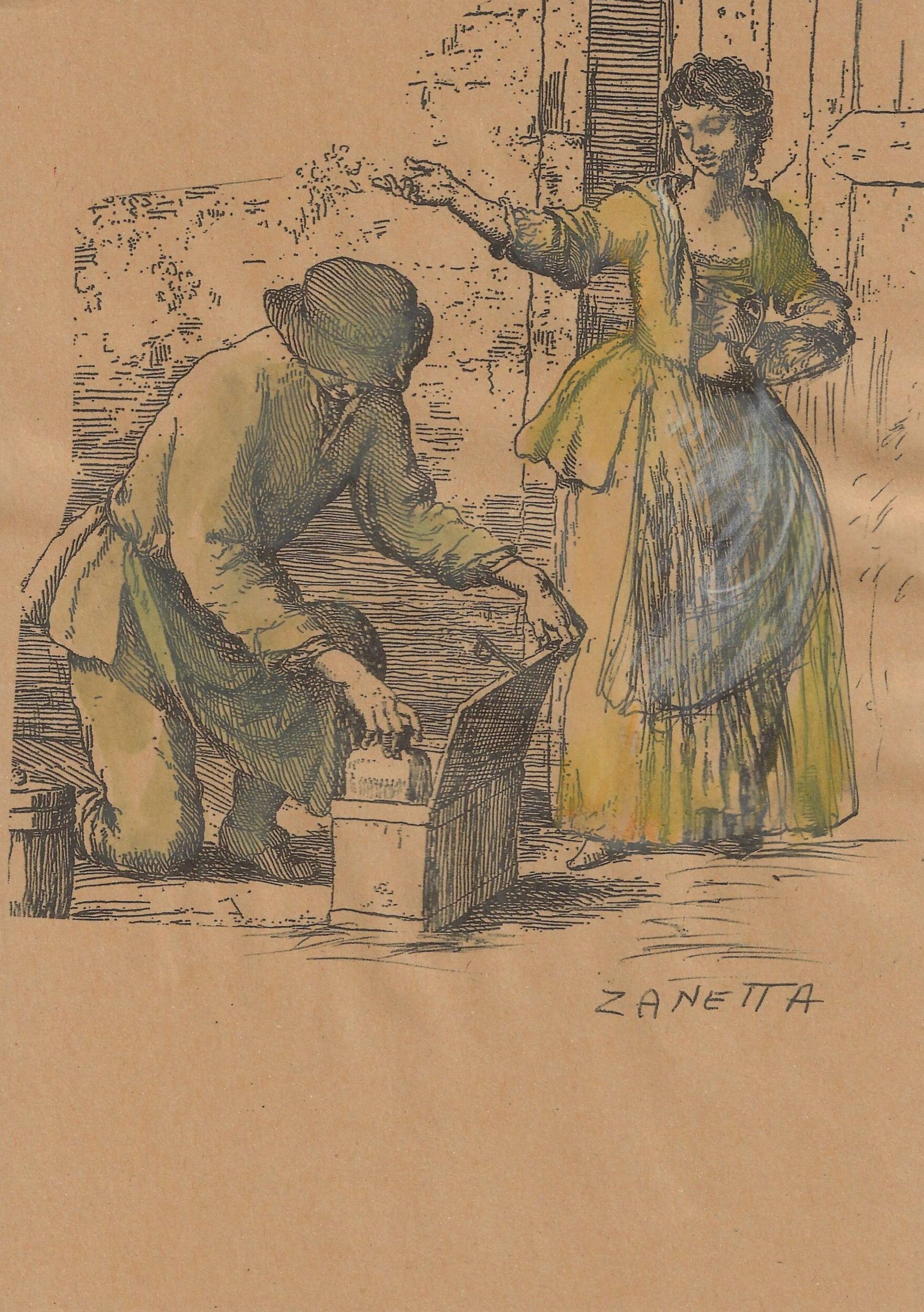 Sior Todero Brontolon - bozzetti - Paolo Valerio