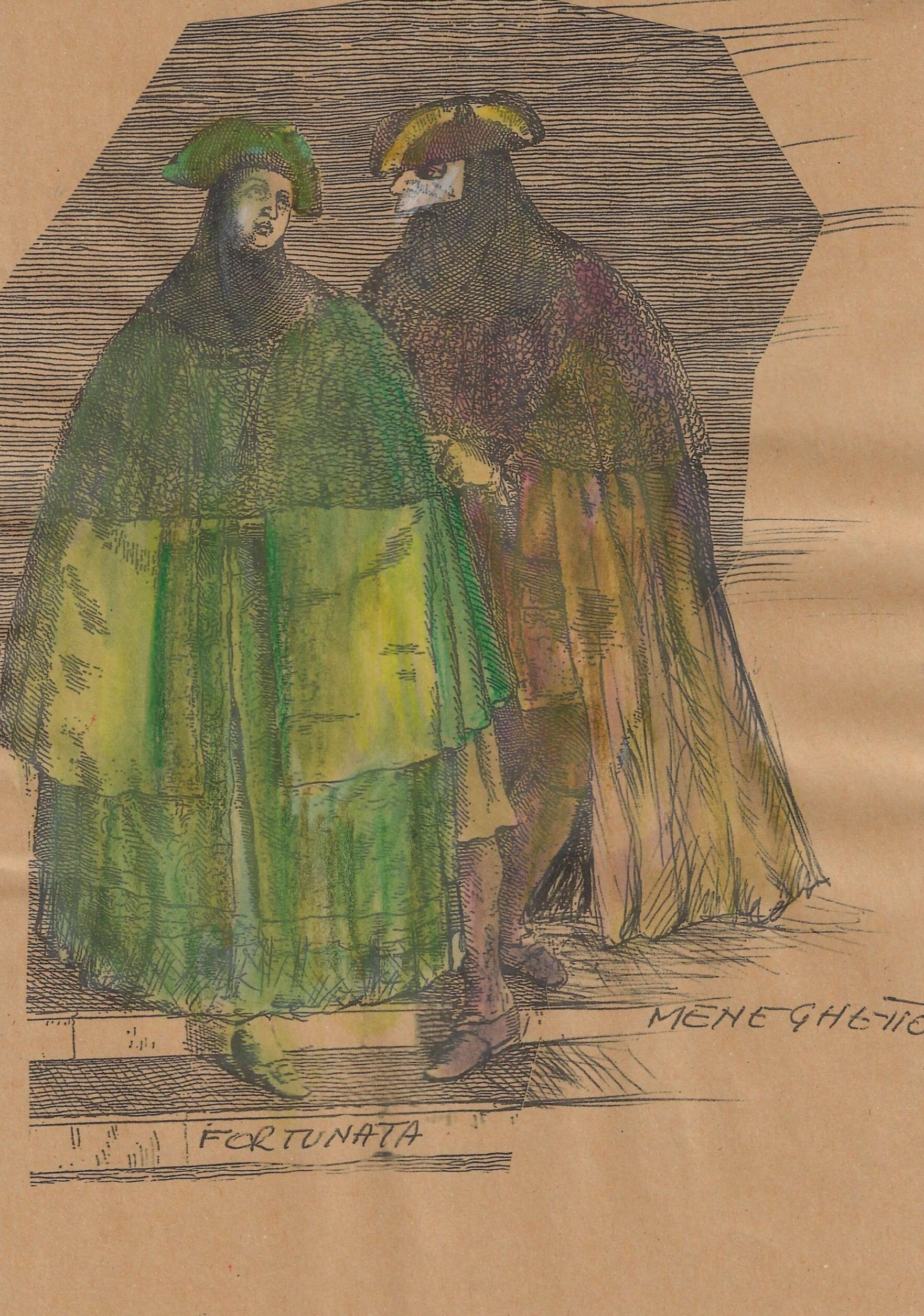 Sior Todero Brontolon - bozzetti - Paolo Valerio