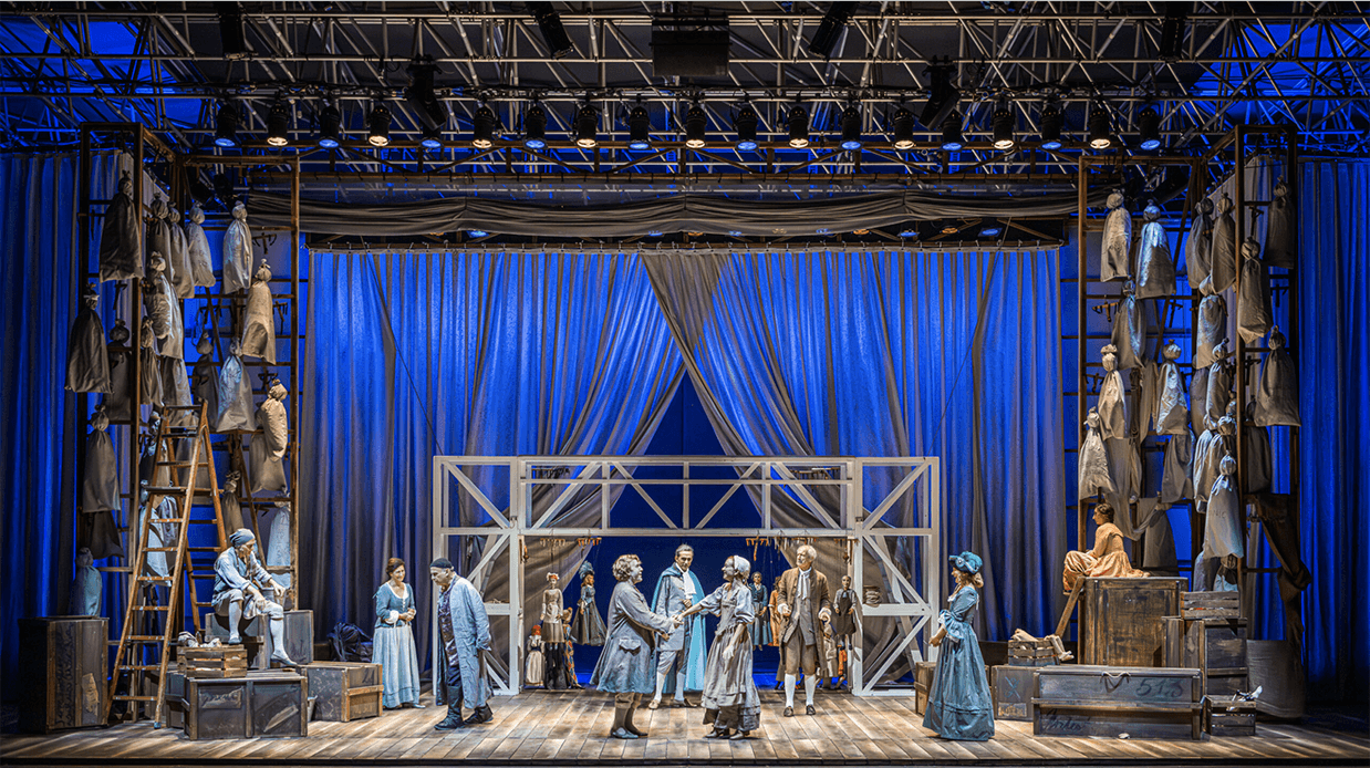 Foto di scena dello spettacolo Sior Todero Brontolon, regia di Paolo Valerio, aiuto regia Giulia Bonghi