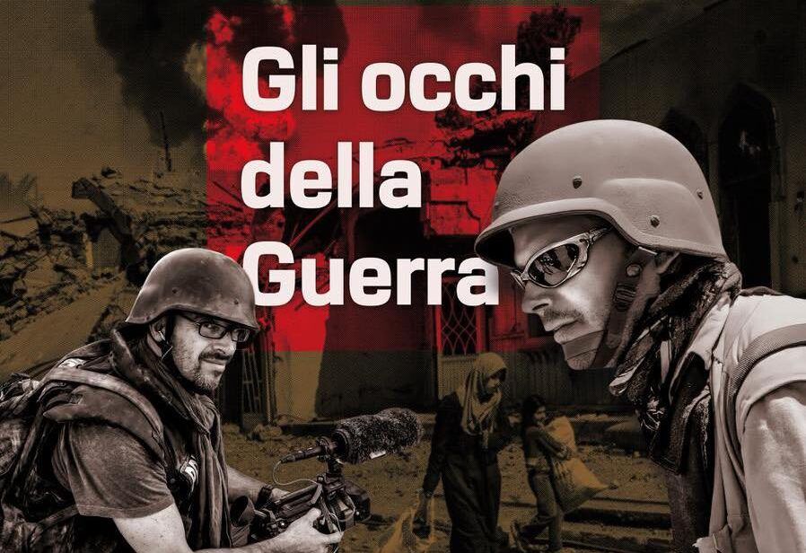 Locandina dello spettacolo Gli Occhi della Guerra, regia di Paolo Valerio