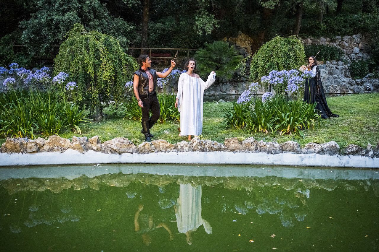 Spettacolo GreenShakespeare, Miramare, Trieste, regia di Paolo Valerio