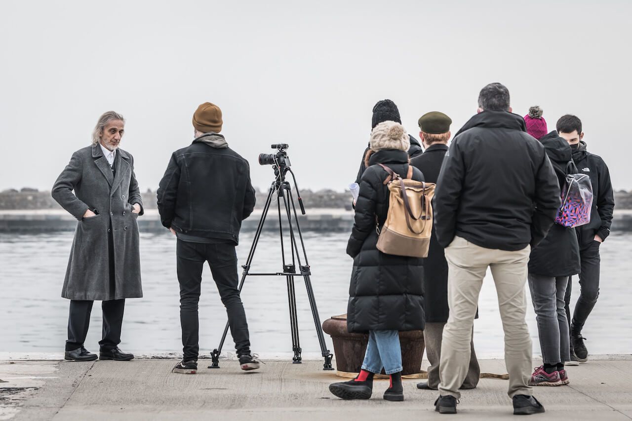 Foto dello spettacolo e docu-film "Ricordare, portare al cuore", regia di Paolo Valerio