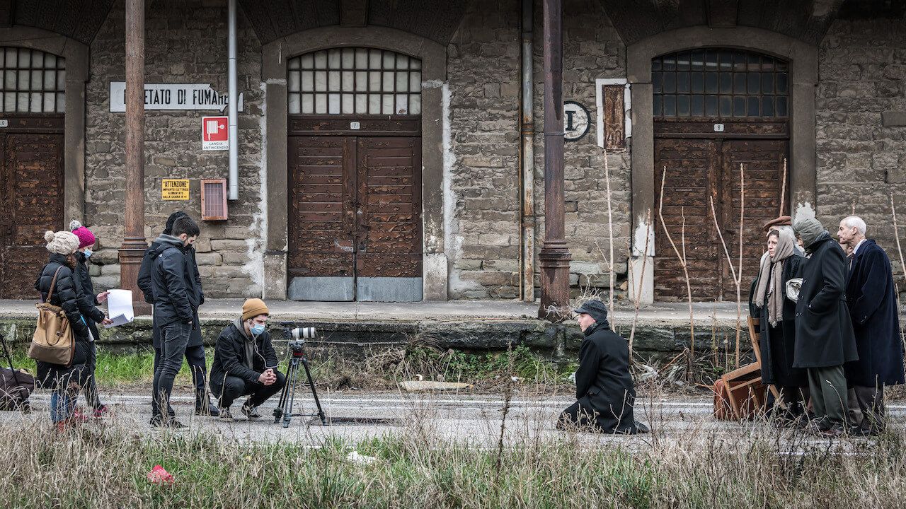 Foto dello spettacolo e docu-film "Ricordare, portare al cuore", regia di Paolo Valerio