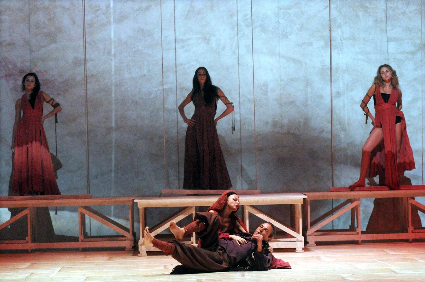 Foto di scena dello spettacolo Pericle, il principe di Tiro, di William Shakespeare. Regia di Paolo Valerio