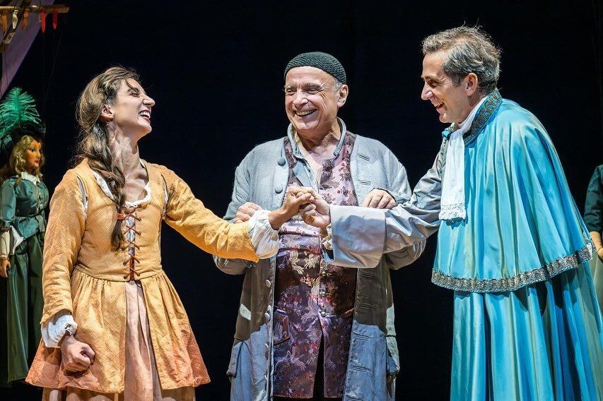 Foto di scena dello spettacolo Sior Todero Brontolon, regia di Paolo Valerio, aiuto regia Giulia Bonghi