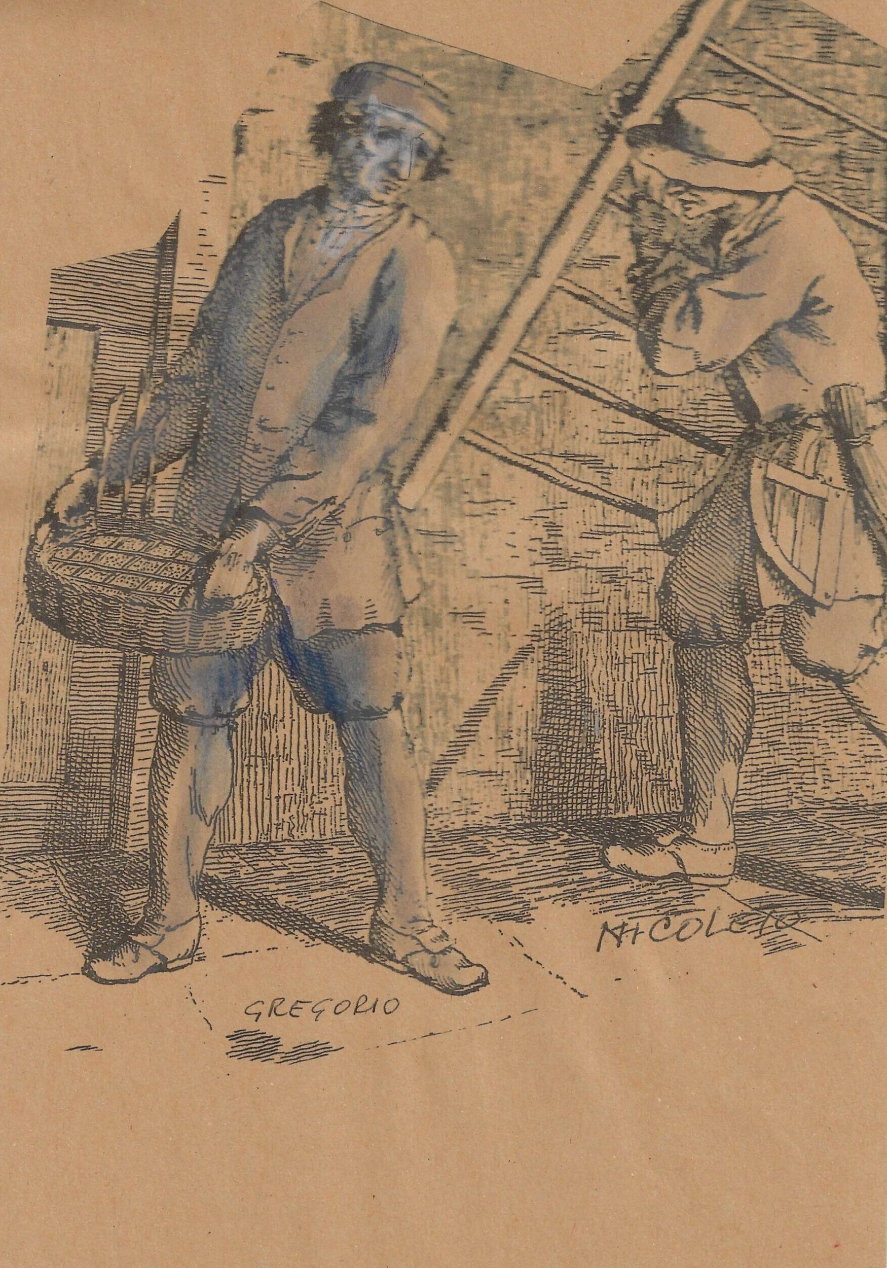 Sior Todero Brontolon - bozzetti - Paolo Valerio