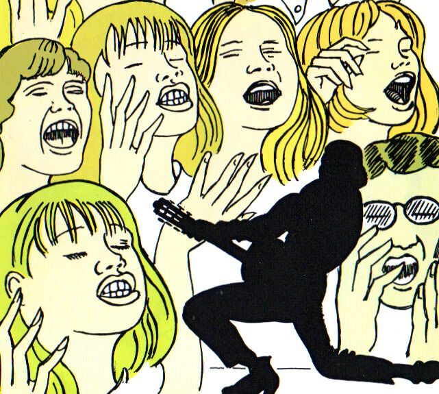 Foto di scena dello spettacolo Poema a fumetti, tratto da Dino Buzzati, regia di Paolo Valerio, interpretato da Paolo Valerio