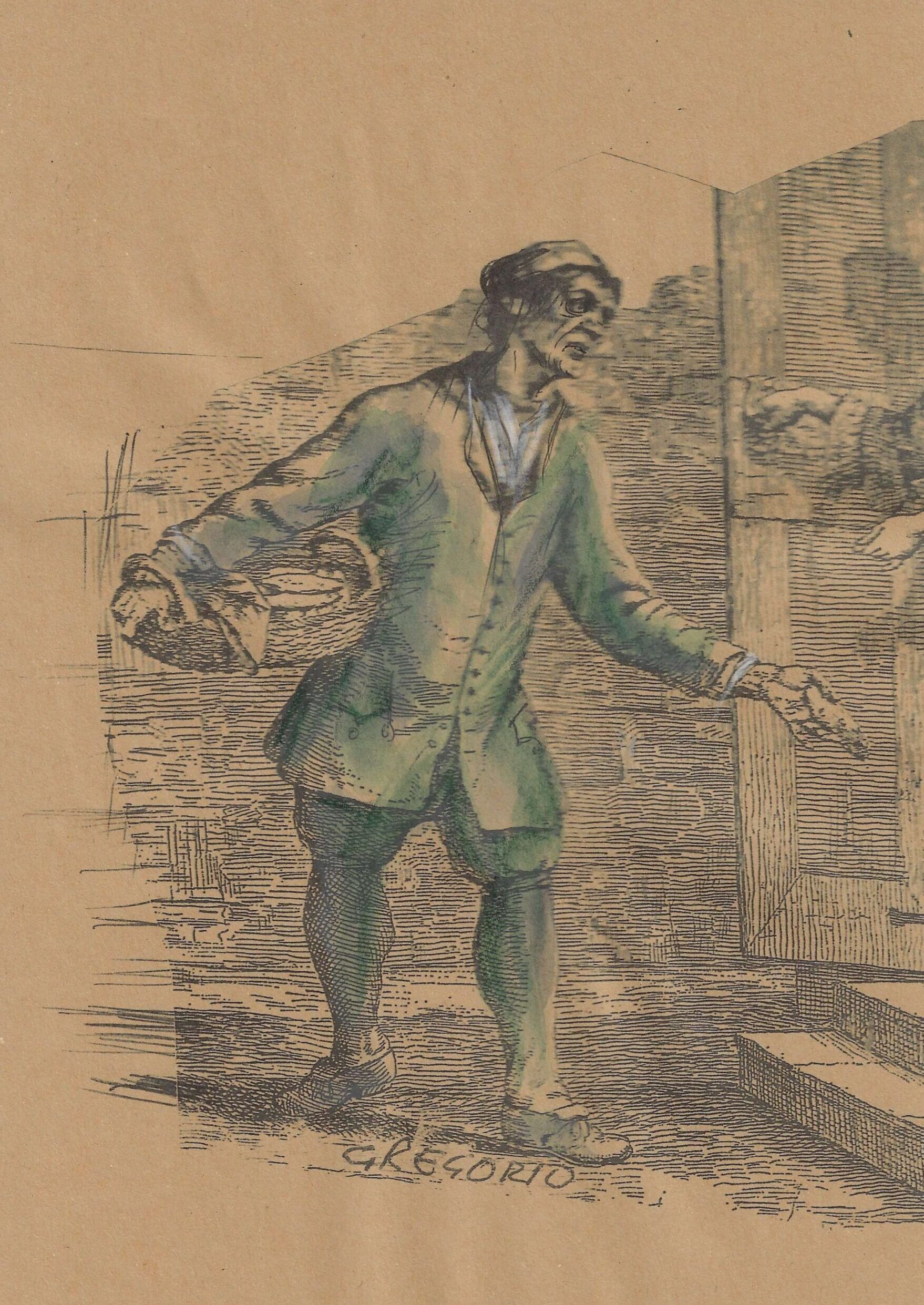 Sior Todero Brontolon - bozzetti - Paolo Valerio