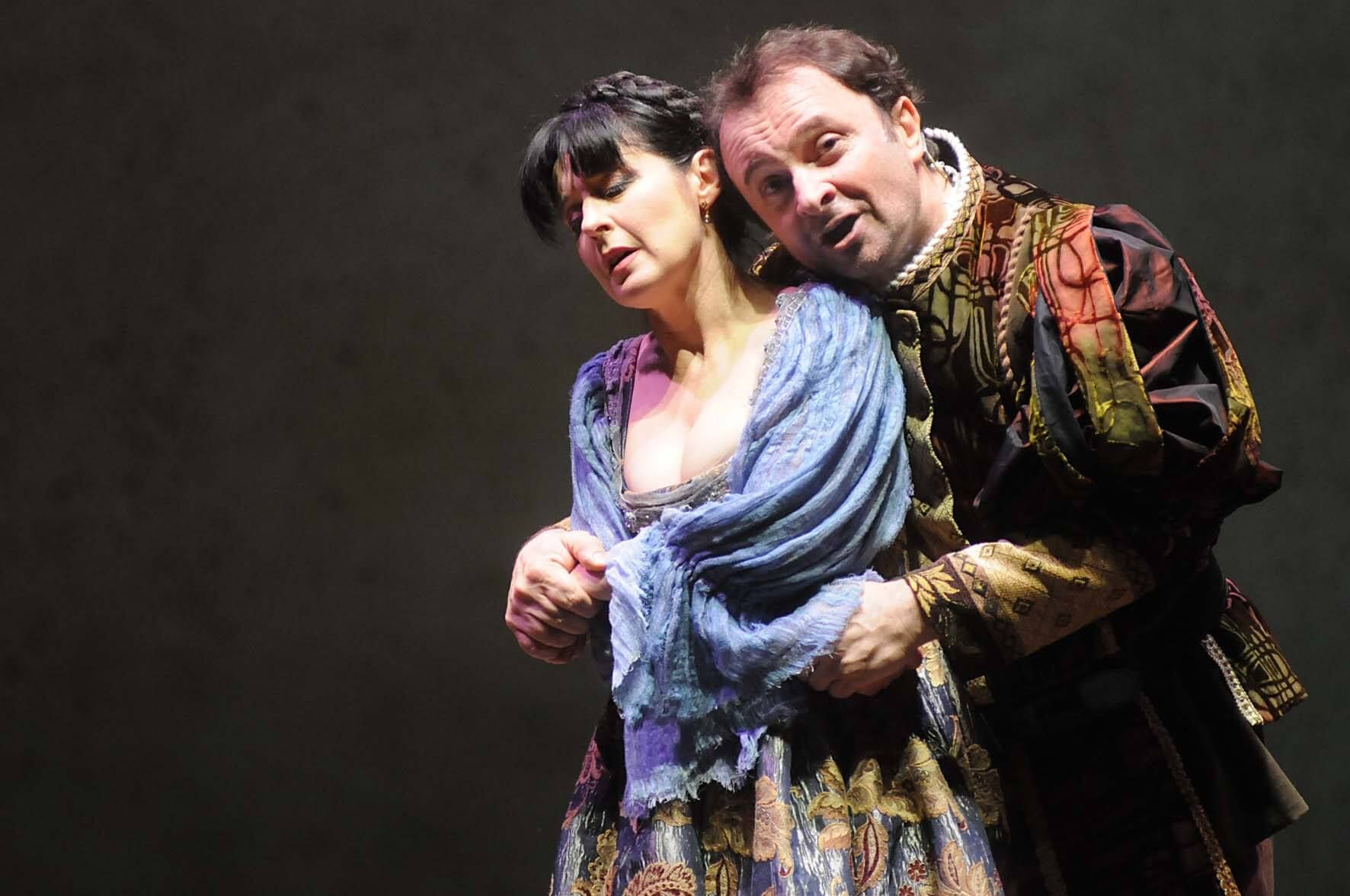 Foto di scena dello spettacolo La bisbetica domata di William Shakespeare, regia di Paolo Valerio