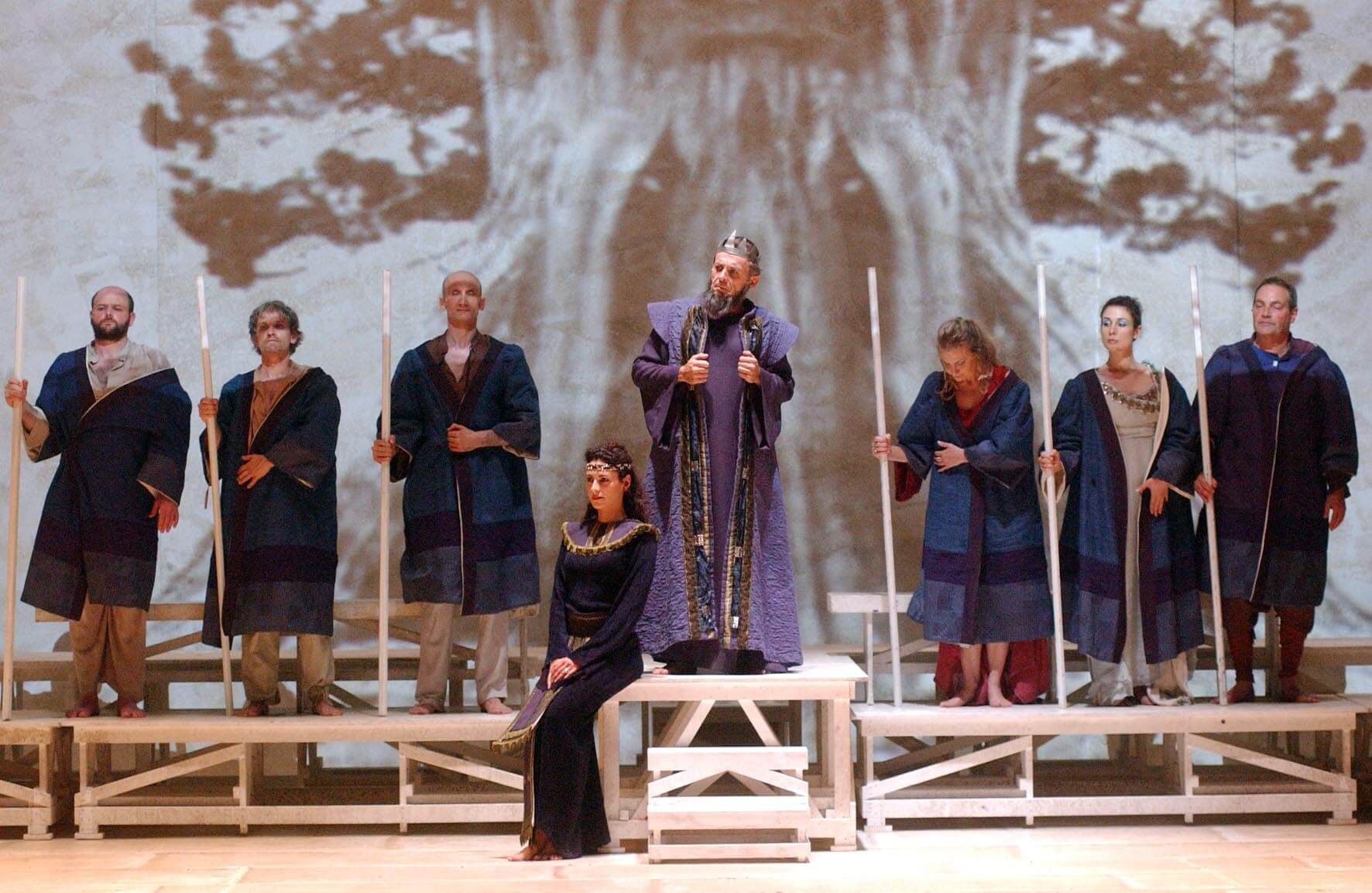 Foto di scena dello spettacolo Pericle, il principe di Tiro, di William Shakespeare. Regia di Paolo Valerio