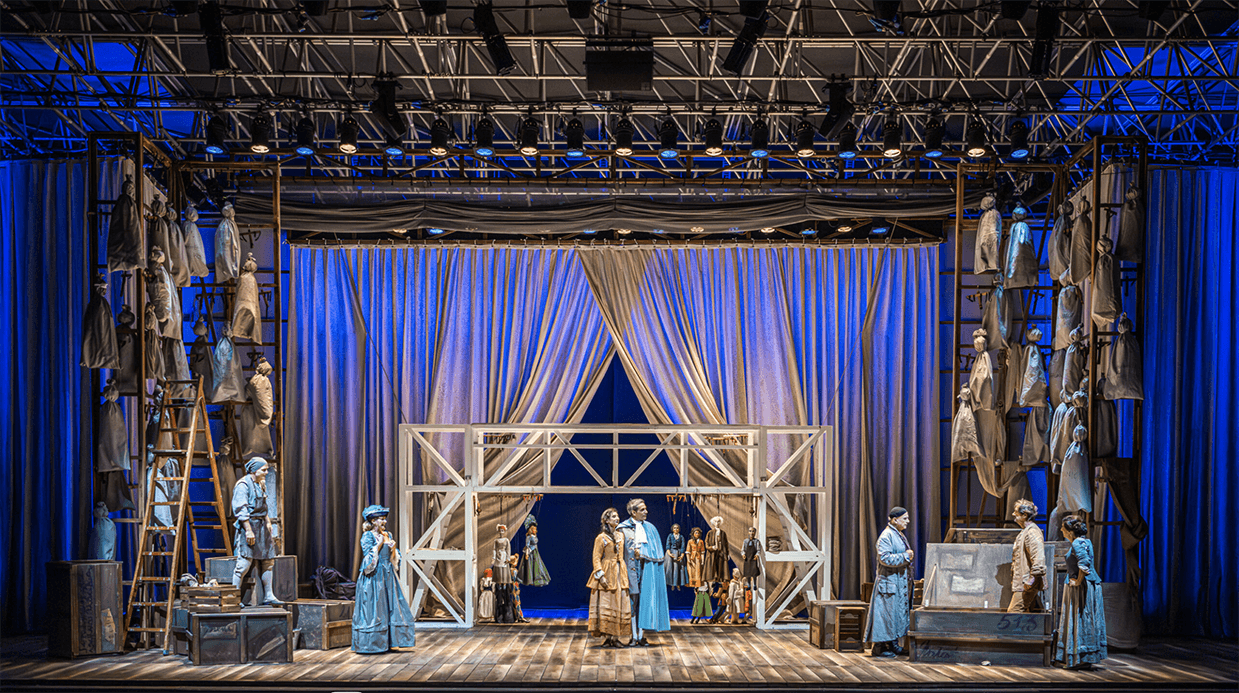 Foto di scena dello spettacolo Sior Todero Brontolon, regia di Paolo Valerio, aiuto regia Giulia Bonghi