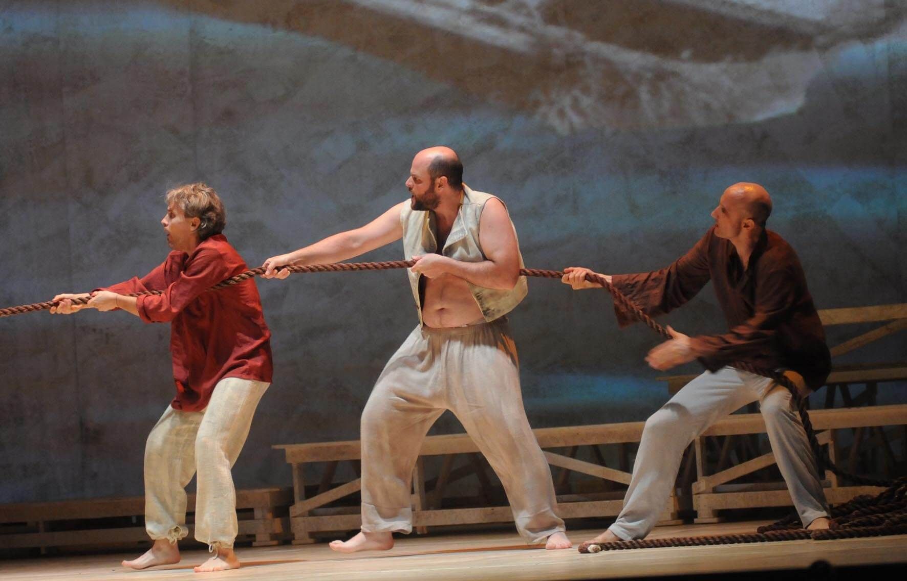 Foto di scena dello spettacolo Pericle, il principe di Tiro, di William Shakespeare. Regia di Paolo Valerio