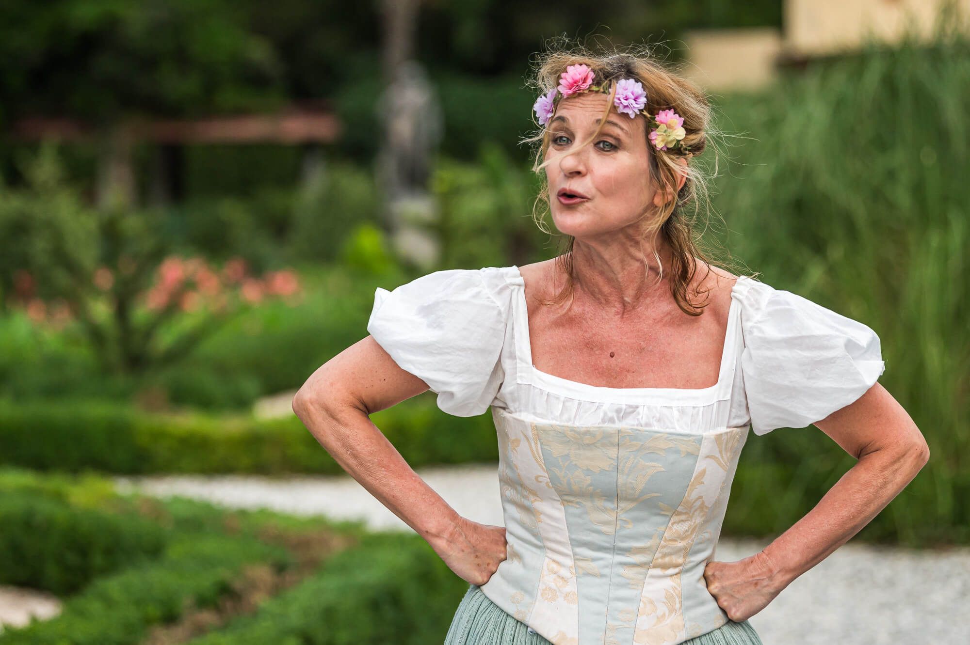 Spettacolo GreenShakespeare, Miramare, Trieste, regia di Paolo Valerio