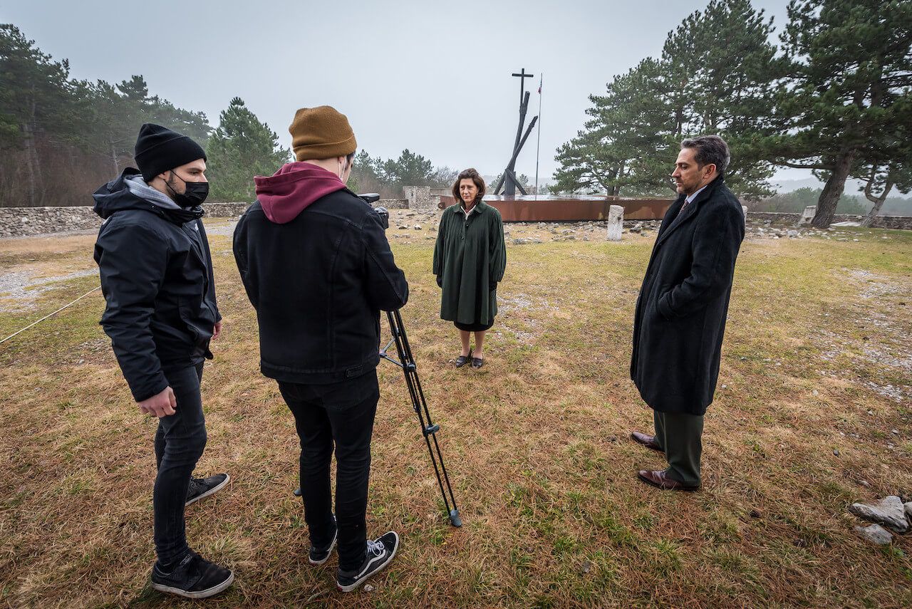 Foto dello spettacolo e docu-film "Ricordare, portare al cuore", regia di Paolo Valerio
