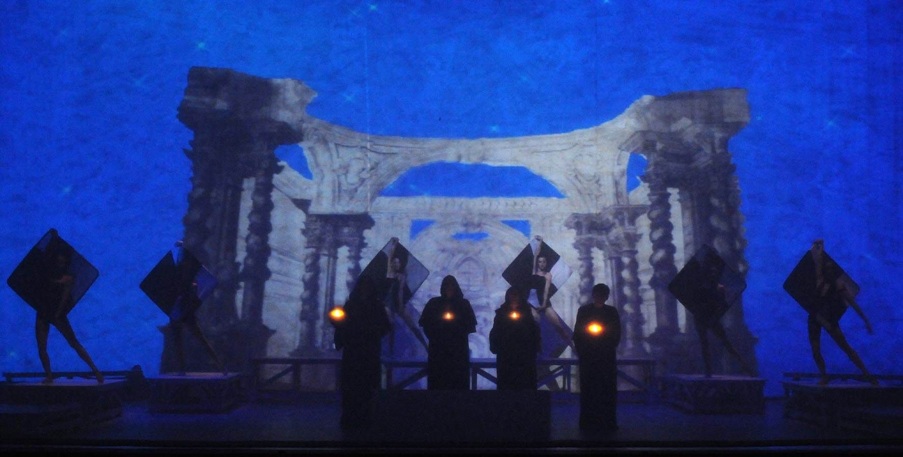 Foto di scena dello spettacolo Pericle, il principe di Tiro, di William Shakespeare. Regia di Paolo Valerio