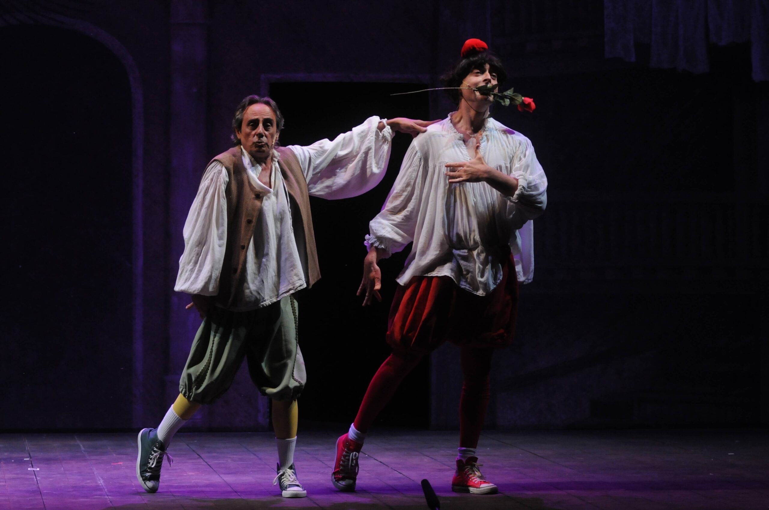 Foto di scena dello spettacolo Tutto Shakespeare in 90 minuti, regia di Paolo Valerio